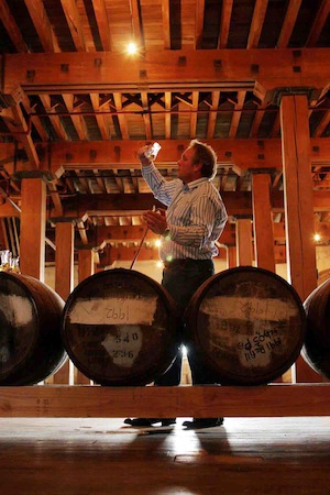 barrel room - tasting